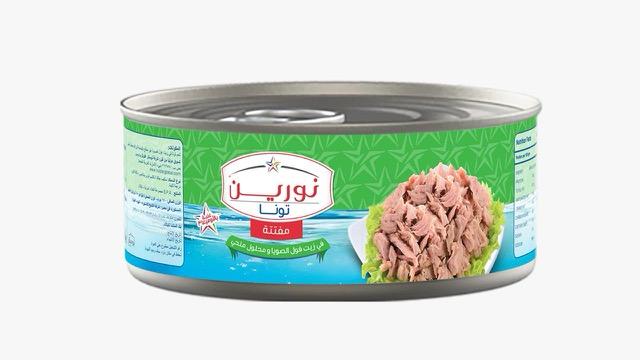 NUREEN CANNED TUNA SHREDDED IN SOYBEAN OIL 170GM